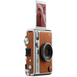 instax Mini Evo Marron Appareil Photo et imprimante avec écran LCD de 2,7 Pouces, 10 Effets d'objectif et 10 Effets de Film