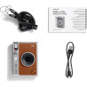 instax Mini Evo Marron Appareil Photo et imprimante avec écran LCD de 2,7 Pouces, 10 Effets d'objectif et 10 Effets de Film