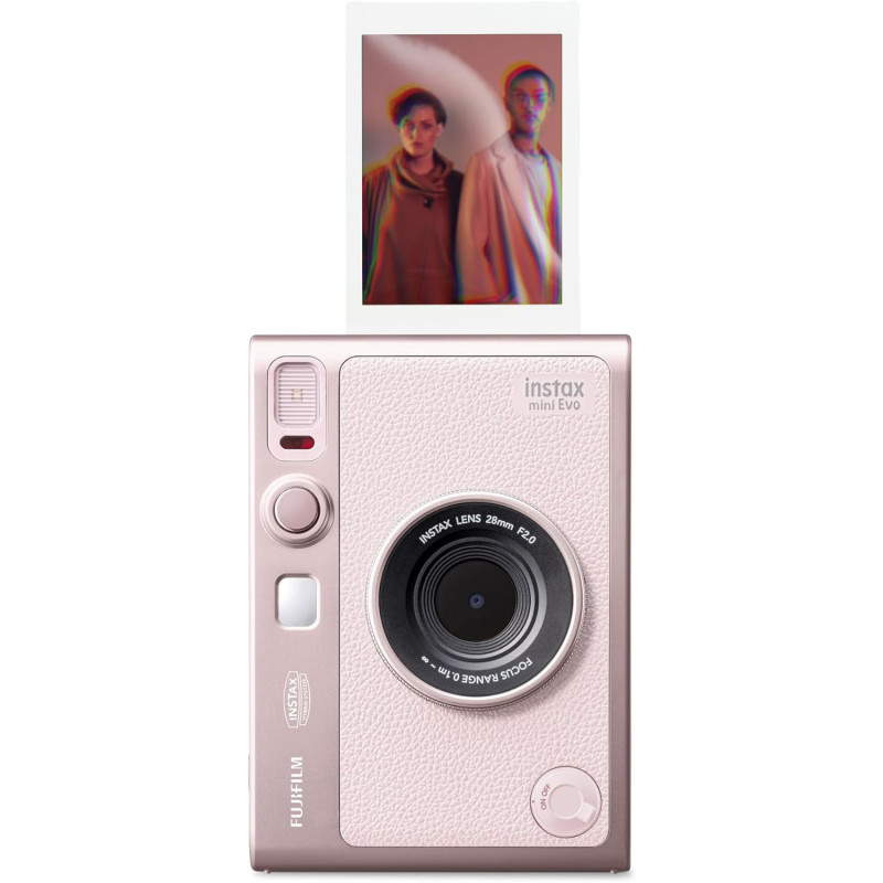 instax Mini Evo, Appareil Photo numérique et imprimante Photo Hybride 2-en-1 écran LCD Tactile de 2,7 Pouces, avec 10 objectifs 