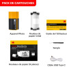 Kodak Memo Shot Era Cadeau Noel - Appareil Photo numérique instantané & Imprimante Photo, Blanc (Appareil Photo avec 1 Rouleau d