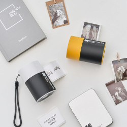 Kodak Memo Shot Era Cadeau Noel - Appareil Photo numérique instantané & Imprimante Photo, Jaune (Appareil Photo avec 1 Rouleau d