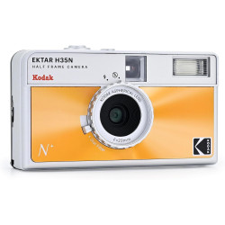 Kodak ektar h35n appareil photo semi-format avec pellicule enroulable kodak ultramax 24exp orange