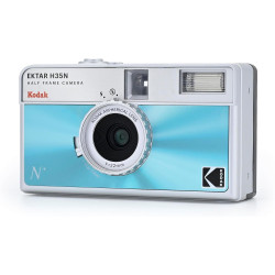 Kodak EKTAR H35N Appareil Photo Demi-Cadre 35 mm réutilisable, sans Mise au Point, Fonction Ampoule, Filtre étoile intégré, Obje