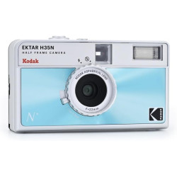 Kodak EKTAR H35N Appareil Photo Demi-Cadre 35 mm réutilisable, sans Mise au Point, Fonction Ampoule, Filtre étoile intégré, Obje