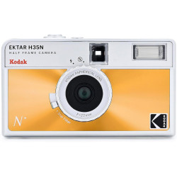 Kodak EKTAR H35N Appareil Photo Demi-Cadre, 35 mm, réutilisable, sans Mise au Point, Fonction Ampoule, Filtre étoile intégré, le