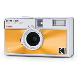 Kodak EKTAR H35N Appareil Photo Demi-Cadre, 35 mm, réutilisable, sans Mise au Point, Fonction Ampoule, Filtre étoile intégré, le