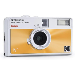 Kodak EKTAR H35N Appareil Photo Demi-Cadre, 35 mm, réutilisable, sans Mise au Point, Fonction Ampoule, Filtre étoile intégré, le