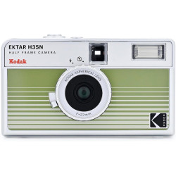 Kodak EKTAR H35N Appareil Photo Demi-Cadre, 35 mm, réutilisable, sans Mise au Point, Fonction Ampoule, Filtre étoile intégré, Ob