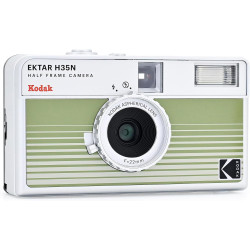 Kodak EKTAR H35N Appareil Photo Demi-Cadre, 35 mm, réutilisable, sans Mise au Point, Fonction Ampoule, Filtre étoile intégré, Ob
