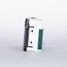 Kodak Pack F9 Argentique + Pellicule 100 ASA - Appareil Photo Rechargeable 35mm Vert, Objectif Grand Angle Fixe, Viseur Optique,