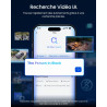 Reolink Camera Exterieur Filaire 10Mpx + 8Mpx à Triple Objectif, Caméra PoE avec Suivi-Synchro, Recherche Vidéo IA, Vision Noctu
