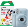Fujifilm Instax Mini 12 Appareil Photo instantané avec Pack de 20 pellicules Bleu Pastel