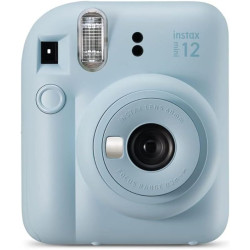 Fujifilm Instax Mini 12 Appareil Photo instantané avec Pack de 20 pellicules Bleu Pastel