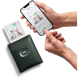 Instax square link smartphone photo printer, midnight vert