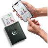 Instax square link smartphone photo printer, midnight vert