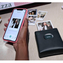 Instax square link smartphone photo printer, midnight vert
