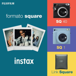Instax square link smartphone photo printer, midnight vert
