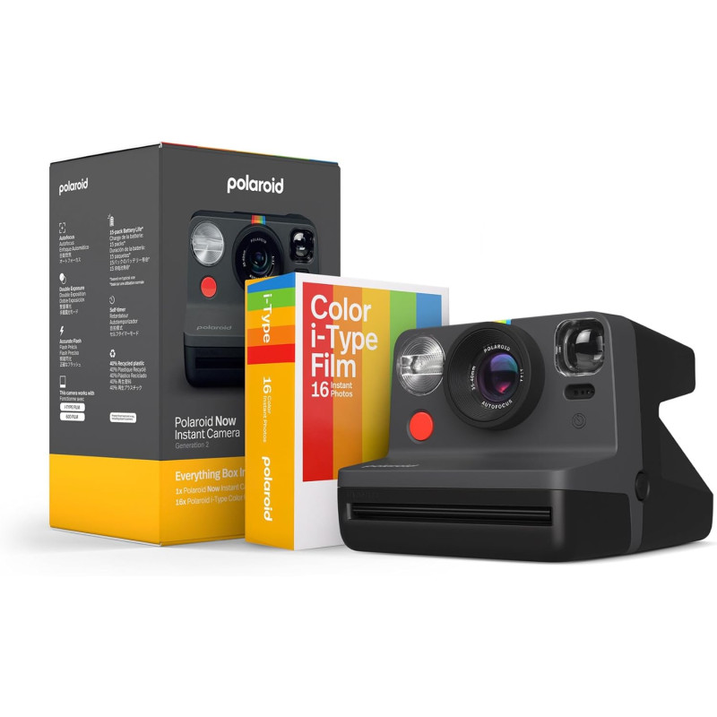 Polaroid Everything Box Now Gen 2 Appareil Photo Instantané - Noir