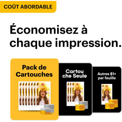 KODAK Mini Shot 2 Era 4PASS 2-in-1 Appareil Photo Instantané et Imprimante Photo Portable (5,3x8,6cm) Lot Accessoire avec 38 Feu