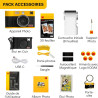 KODAK Mini Shot 2 Era 4PASS 2-in-1 Appareil Photo Instantané et Imprimante Photo Portable (5,3x8,6cm) Lot Accessoire avec 38 Feu