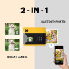 KODAK Mini Shot 3 Era 4PASS 2-in-1 Appareil Photo Instantané et Imprimante Photo Portable (7,6x7,6cm) Appareil Photo + Paquet av