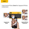 KODAK Mini Shot 2 Era 4PASS 2-in-1 Appareil Photo Instantané et Imprimante Photo Portable (5,3x8,6cm) (Appareil Photo + Paquet a