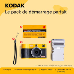 KODAK Mini Shot 2 Era 4PASS 2-in-1 Appareil Photo Instantané et Imprimante Photo Portable (5,3x8,6cm) (Appareil Photo Instantané