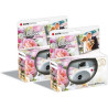 AgfaPhoto Pack 2 x 601025 - Appareil Photo Jetable LeBox Wedding, 27 Photos, Objectif Optique 31 mm - Gris