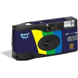 GT PHOTO GT27FL Realishot Flash - Pack de 2 Appareil Photo Jetable 35mm avec Flash, 27 Poses, Idéal pour Événements, Voyages et 