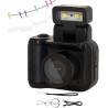 Petit appareil photo rétro, appareil photo rétro Snap, caméscope numérique 1080p vintage avec lampe de poche LED, Cemera vidéo p