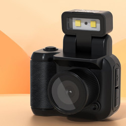 Petit appareil photo rétro, appareil photo rétro Snap, caméscope numérique 1080p vintage avec lampe de poche LED, Cemera vidéo p