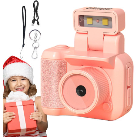 Appareil photo Snap rétro, petit appareil photo vintage | caméscope numérique 1080p vintage avec lampe de poche LED,Cemera vidéo