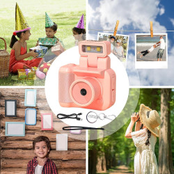 Appareil photo Snap rétro, petit appareil photo vintage | caméscope numérique 1080p vintage avec lampe de poche LED,Cemera vidéo