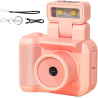 Appareil photo Snap rétro, petit appareil photo vintage | caméscope numérique 1080p vintage avec lampe de poche LED,Cemera vidéo