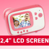 AGFA Photo Pack Realikids Instant Cam + 3 Rouleaux Papier Thermique ATP3WH supplémentaires - Appareil Photo Instantané Enfant, E