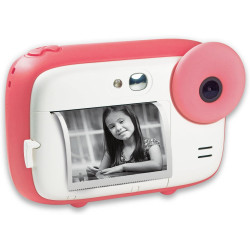 AgfaPhoto Realikids Instant Cam - Appareil Photo Instantané pour Enfant, Photo/Video, Ecran LCD 2,4', Port Micro SD, Batterie Li