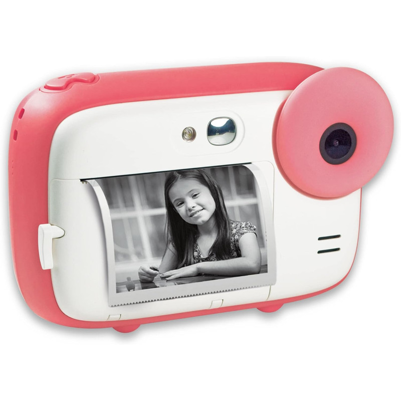 AgfaPhoto Realikids Instant Cam - Appareil Photo Instantané pour Enfant, Photo/Video, Ecran LCD 2,4', Port Micro SD, Batterie Li
