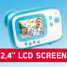 AgfaPhoto Pack Realikids Instant Cam + 1 Carte Micro SD 32GB + 3 Rouleaux Papier Thermique ATP3WH - Appareil Photo Instantané En