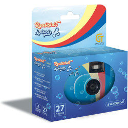 GT PHOTO GT27WP Realishot Splash - Appareil Photo Jetable Étanche 35mm, 27 Photos, 4K Ultra HD, Utilisation sous l'eau et en Ext