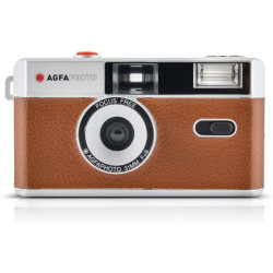 AGFAPHOTO - Appareil Photo Argentique 35mm – Objectif 31 mm F9, Flash Intégré, Mise au Point Fixe, Compatible Pellicules ISO 200