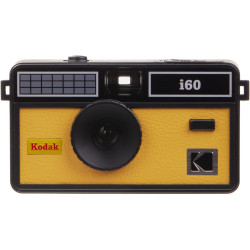 Kodak i60 Appareil Photo réutilisable 35 mm – Style rétro, sans Mise au Point, Flash intégré, Appuyez et Flash Pop-up (Jaune)