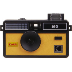 Kodak i60 Appareil Photo réutilisable 35 mm – Style rétro, sans Mise au Point, Flash intégré, Appuyez et Flash Pop-up (Jaune)
