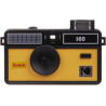 Kodak i60 Appareil Photo réutilisable 35 mm – Style rétro, sans Mise au Point, Flash intégré, Appuyez et Flash Pop-up (Jaune)