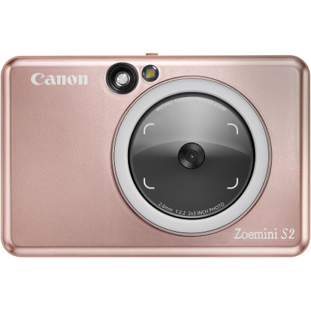 Canon Zoemini S2 Appareil photo instantanné + imprimante , Rose Doré