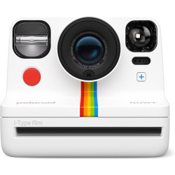 Polaroid now + generation 2 - ensemble appareil photo + film (16 photos incluses) - blanc - caméra instantanée contrôlée par app