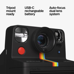Polaroid Now+ Gen 2 Appareil Photo Instantané - Noir