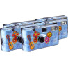TopShot Lot de 5 appareils Photo jetables Flower Power pour 27 Photos avec Flash