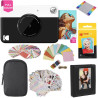KODAK Printomatic Appareil Photo instantané, USB, Noir, Paquet Cadeau