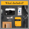 KODAK Printomatic Appareil Photo instantané, USB, Noir, Paquet Cadeau