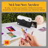 KODAK Printomatic Appareil Photo instantané, USB, Noir, Paquet Cadeau